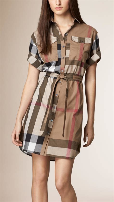 burberry shirt dress